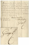George II Letter Signed as King, Sending Congratulations to the King of the Two Sicilies on the Birth of the Prince
